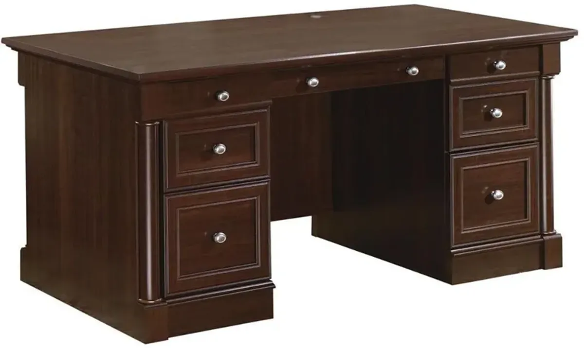 Sauder® Palladia® Select Cherry Executive Desk