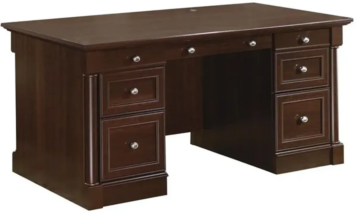 Sauder® Palladia® Select Cherry Executive Desk