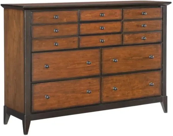 Legacy Classic Fenmore Distressed Cherry/Mocha Dresser