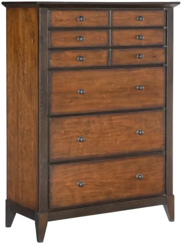 Legacy Classic Fenmore Distressed Cherry/Mocha Drawer Chest