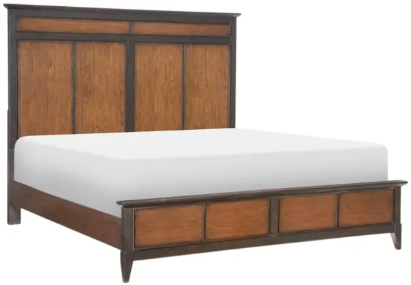 Legacy Classic Fenmore Distressed Cherry/Mocha Queen Panel Bed
