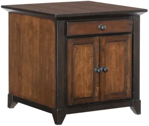 Legacy Classic Fenmore Distressed Cherry/Mocha End Table