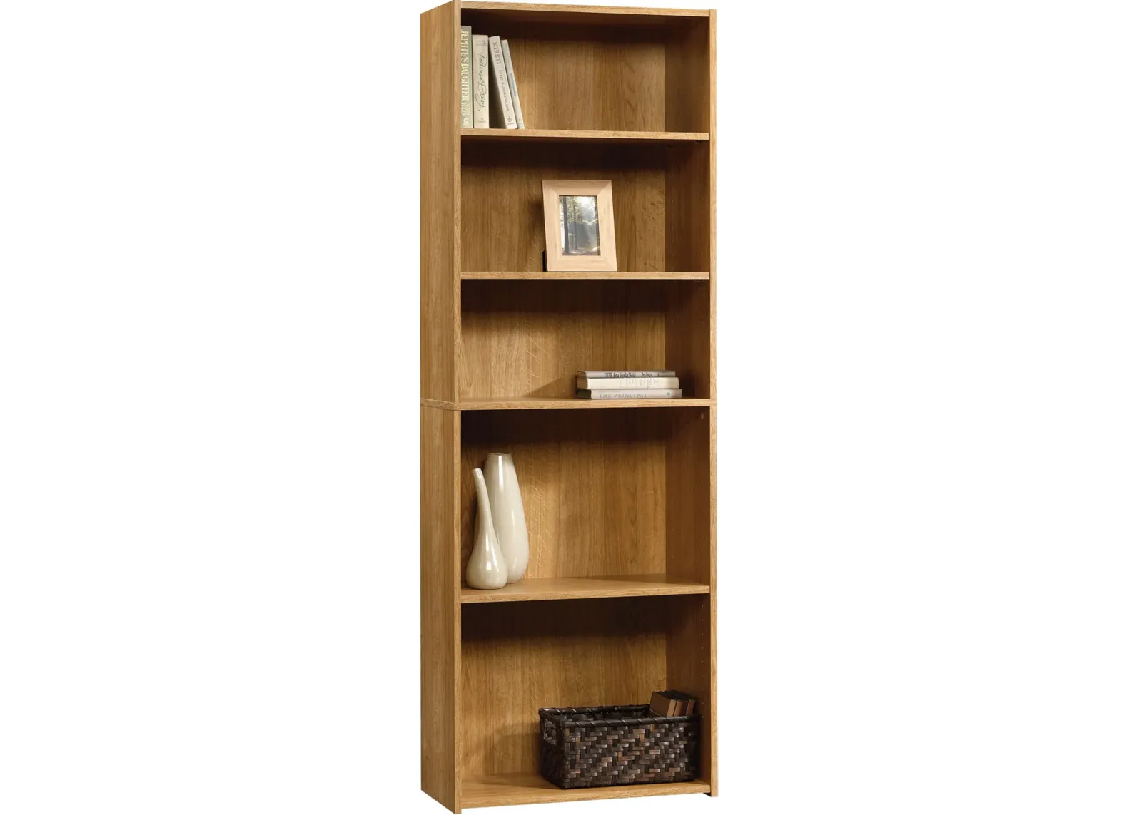 Sauder® Beginnings® Highland Oak 5-Shelf Bookcase