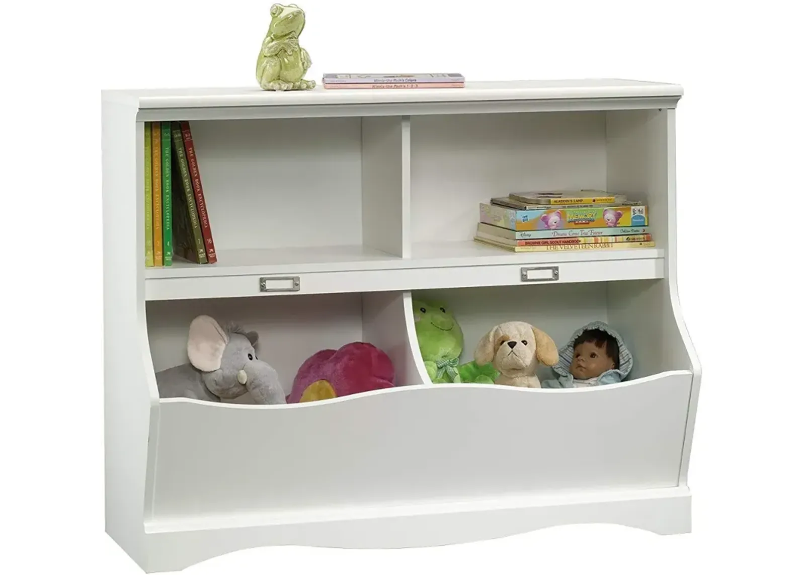 Sauder® Pogo Soft White® Bookcase/Footboard