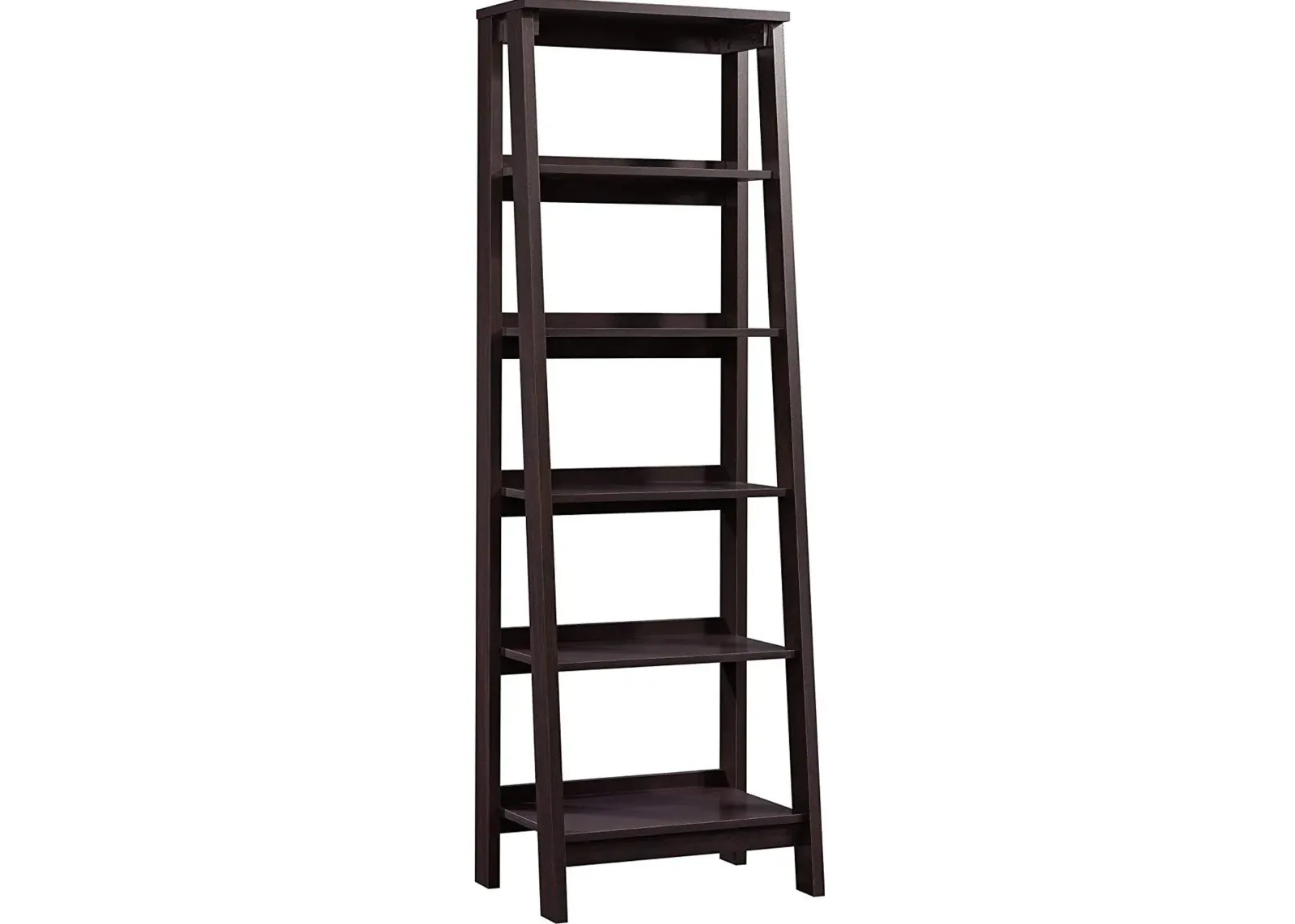 Sauder® Trestle® Jamocha Wood 5-Shelf Bookcase