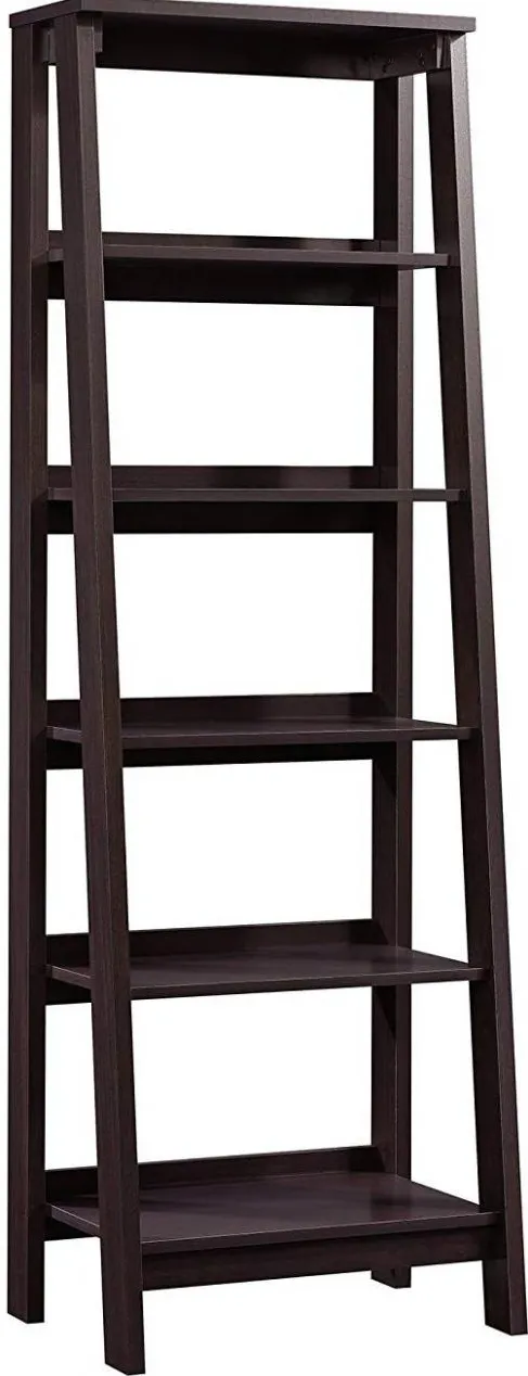 Sauder® Trestle® Jamocha Wood 5-Shelf Bookcase