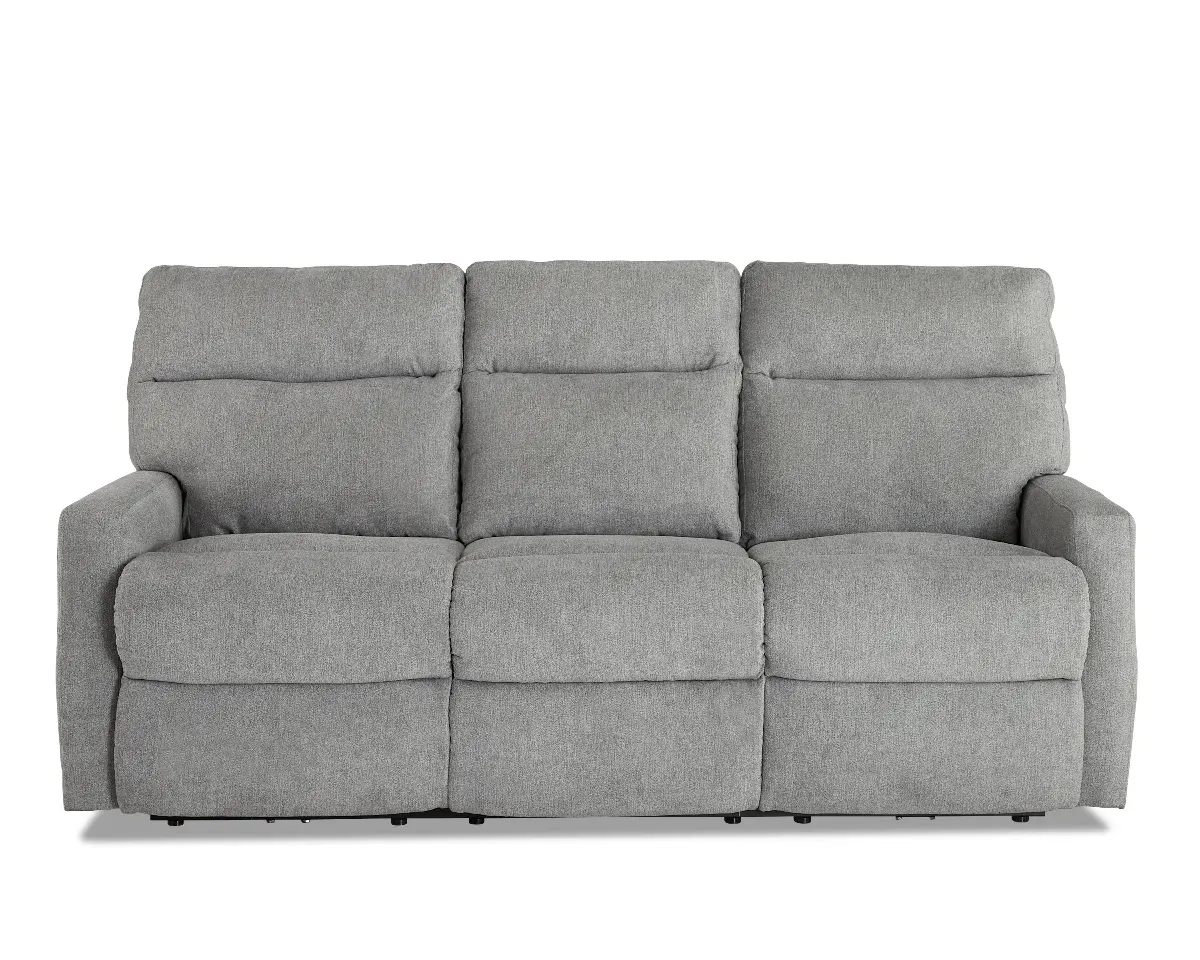 Ella Grace Home Grey Power Reclining Sofa