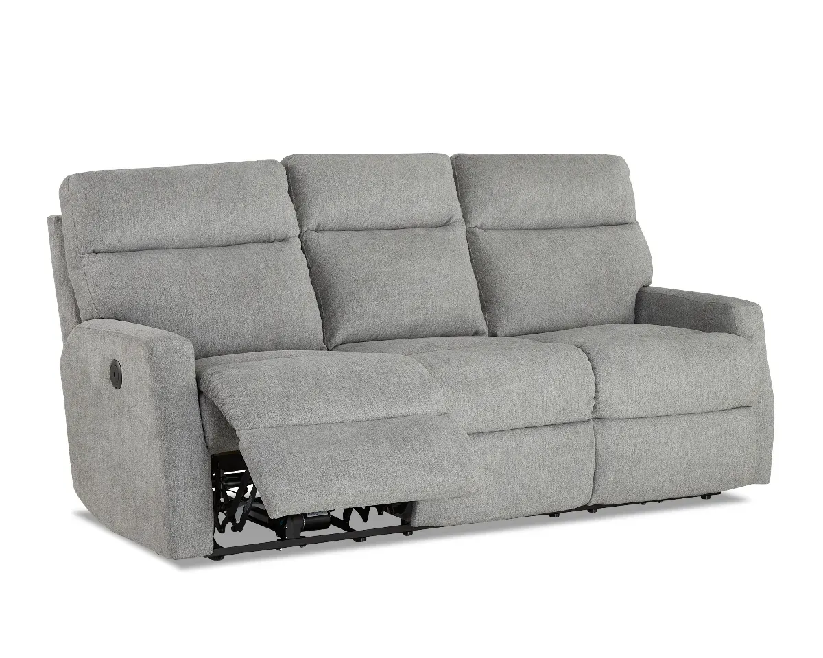 Ella Grace Home Grey Power Reclining Sofa