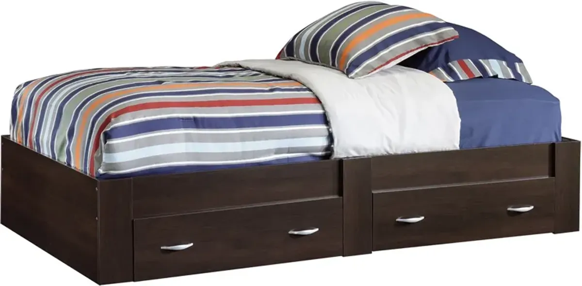 Sauder® Beginnings® Cinnamon Cherry Twin Platform Youth Bed