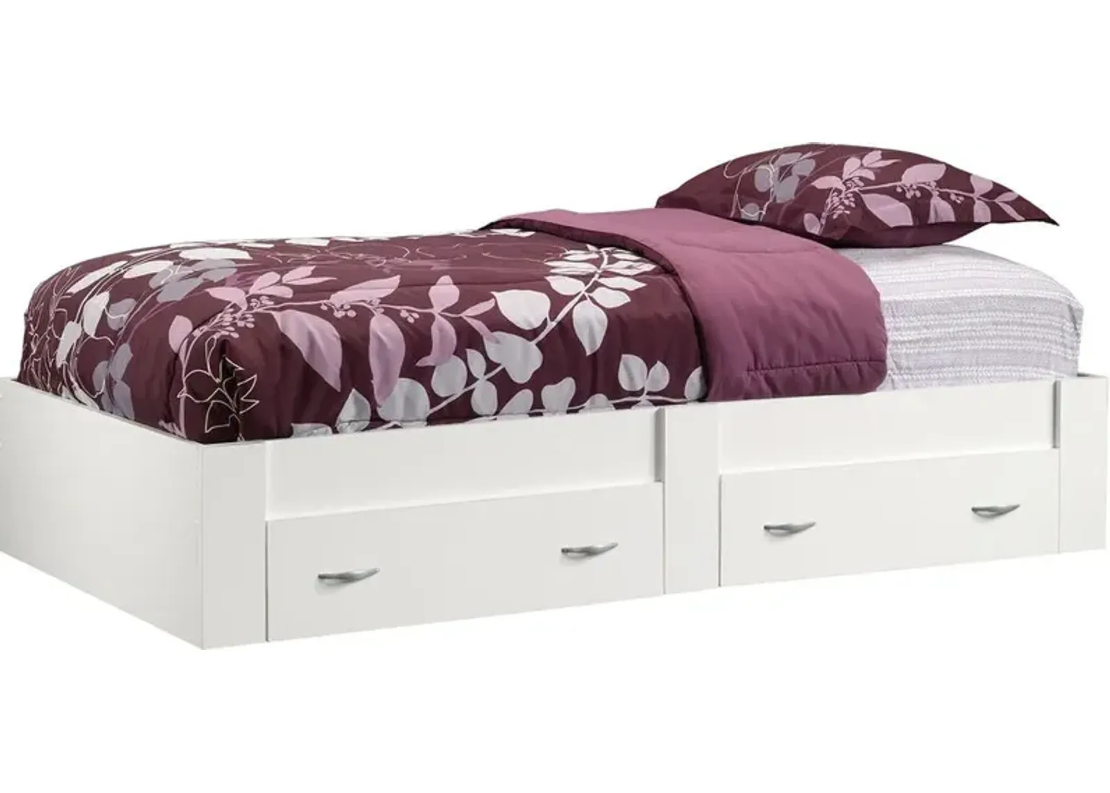 Sauder® Beginnings® Soft White® Twin Platform Youth Bed