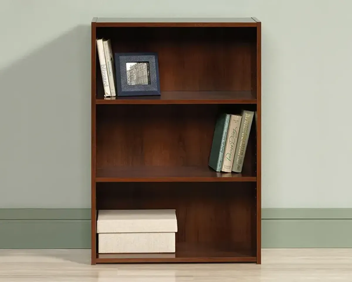 Sauder® Beginnings® Brook Cherry 3-Shelf Bookcase
