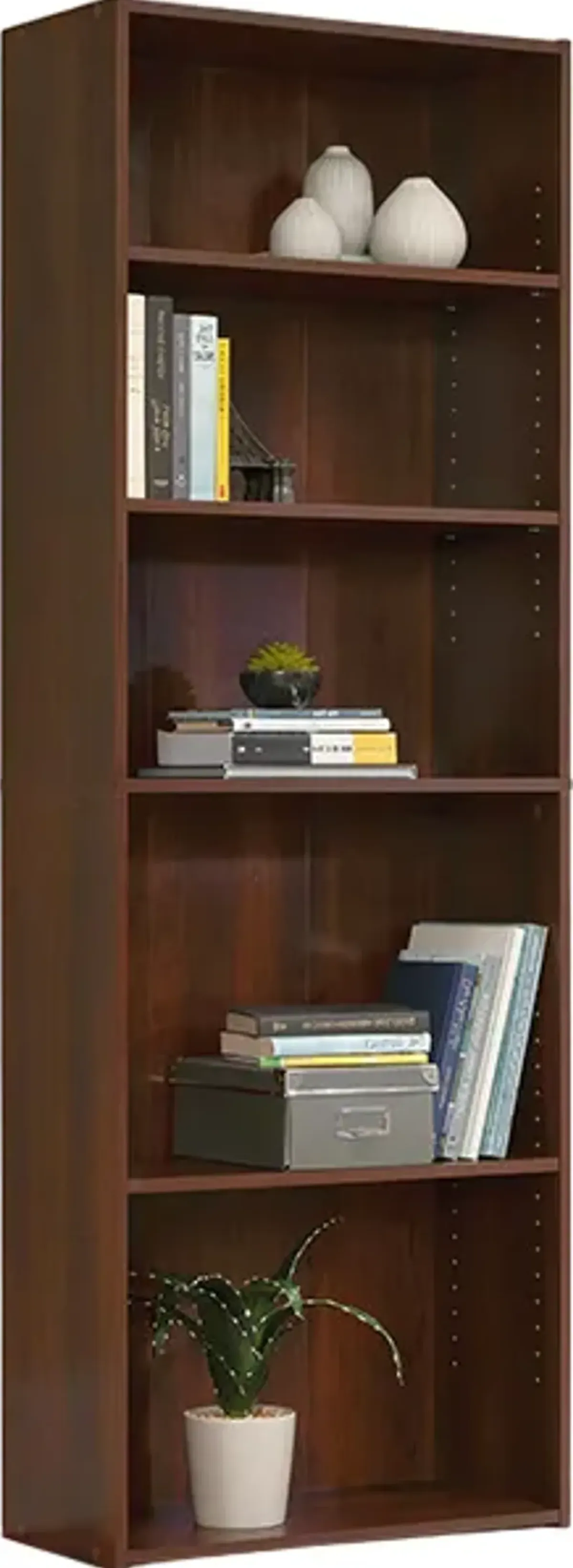 Sauder® Beginnings® Brook Cherry 5-Shelf Bookcase