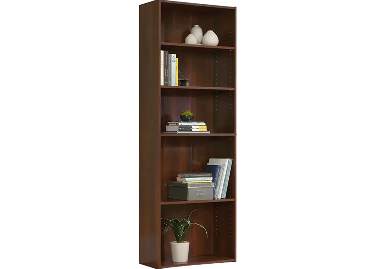 Sauder® Beginnings® Brook Cherry 5-Shelf Bookcase