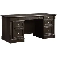Sauder® Palladia® Wind Oak® Executive Desk