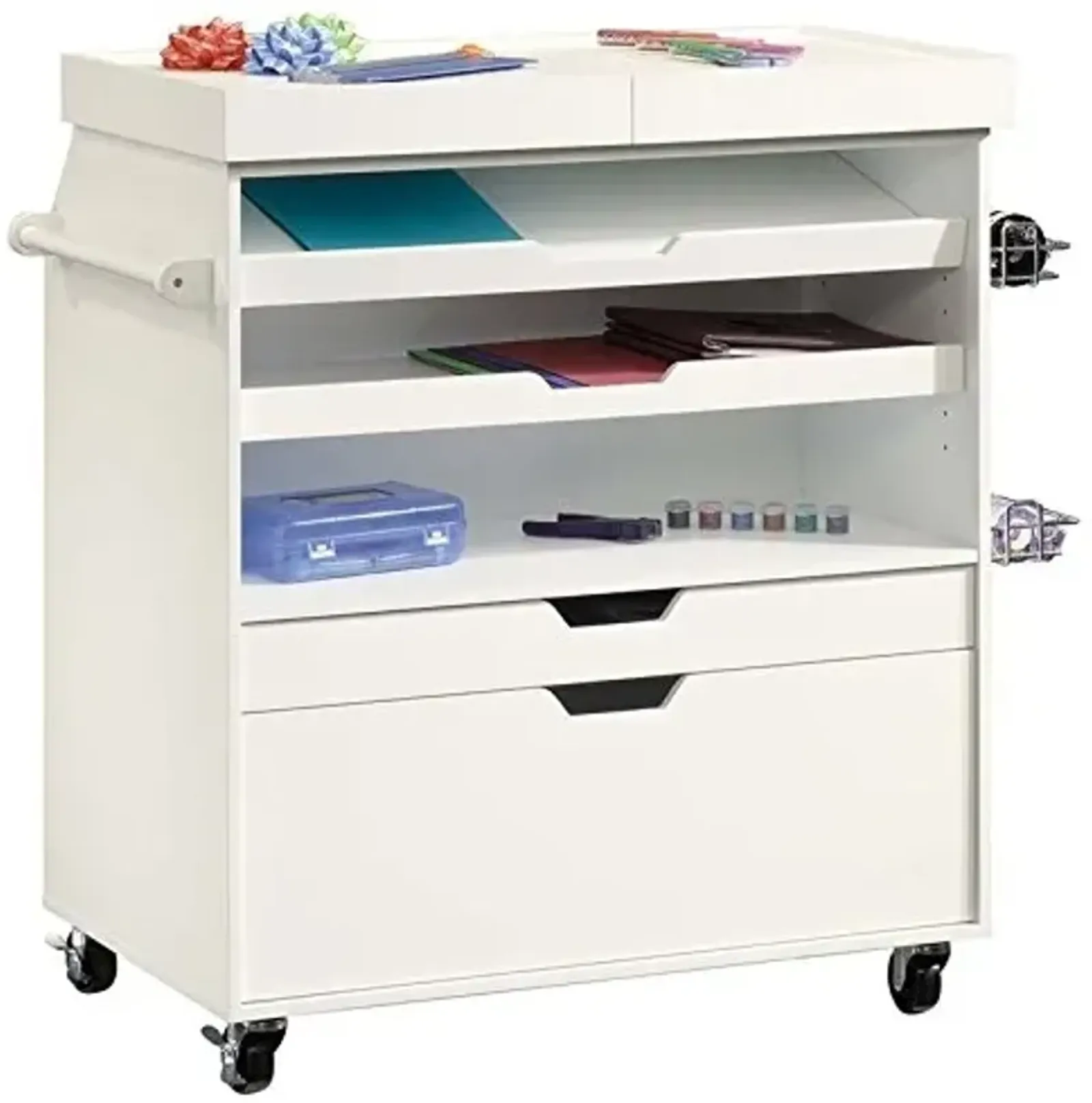 Sauder® Craft Pro Series® Soft White® Craft Cart