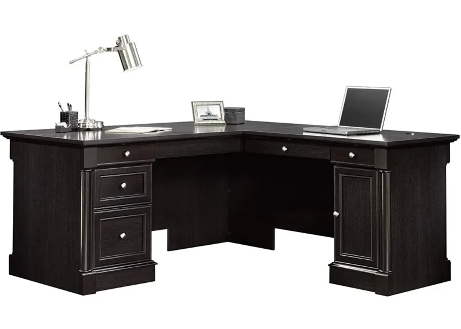 Sauder® Palladia® Wind Oak® L-Shaped Desk