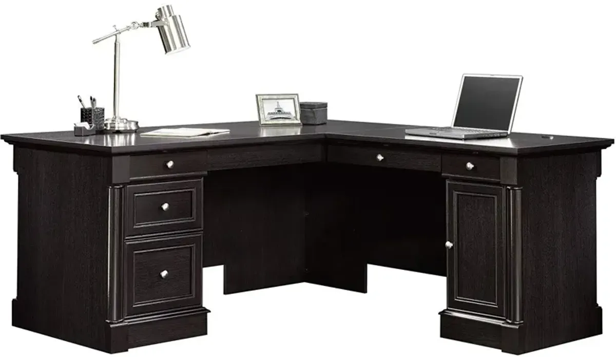 Sauder® Palladia® Wind Oak® L-Shaped Desk