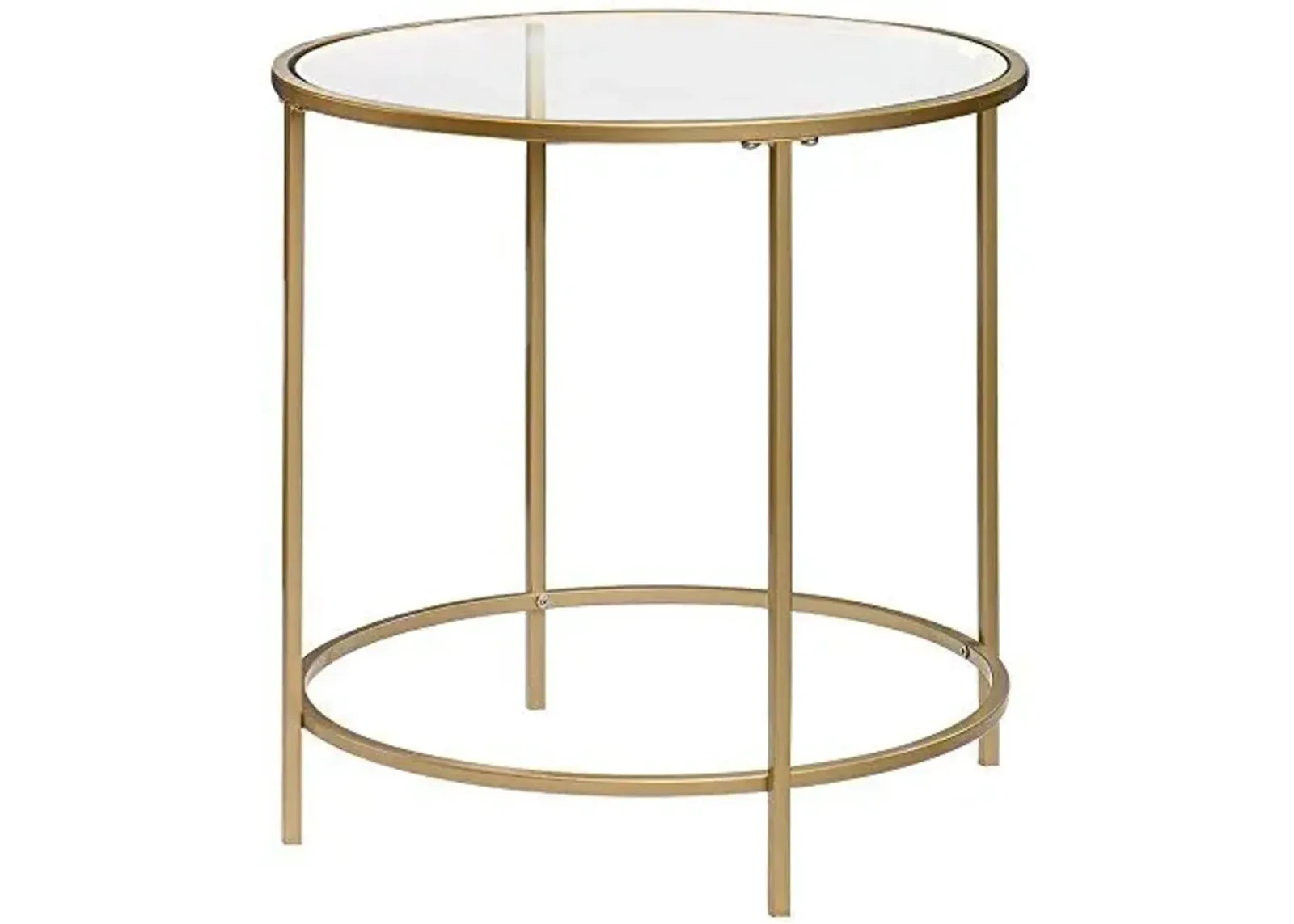 Sauder® International Lux® Satin Gold Round Side Table