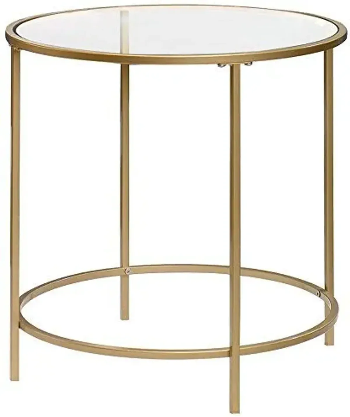 Sauder® International Lux® Satin Gold Round Side Table