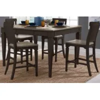 Liberty Allyson Park 5-Piece Black Forest/Ember Gray Gathering Dining Table Set