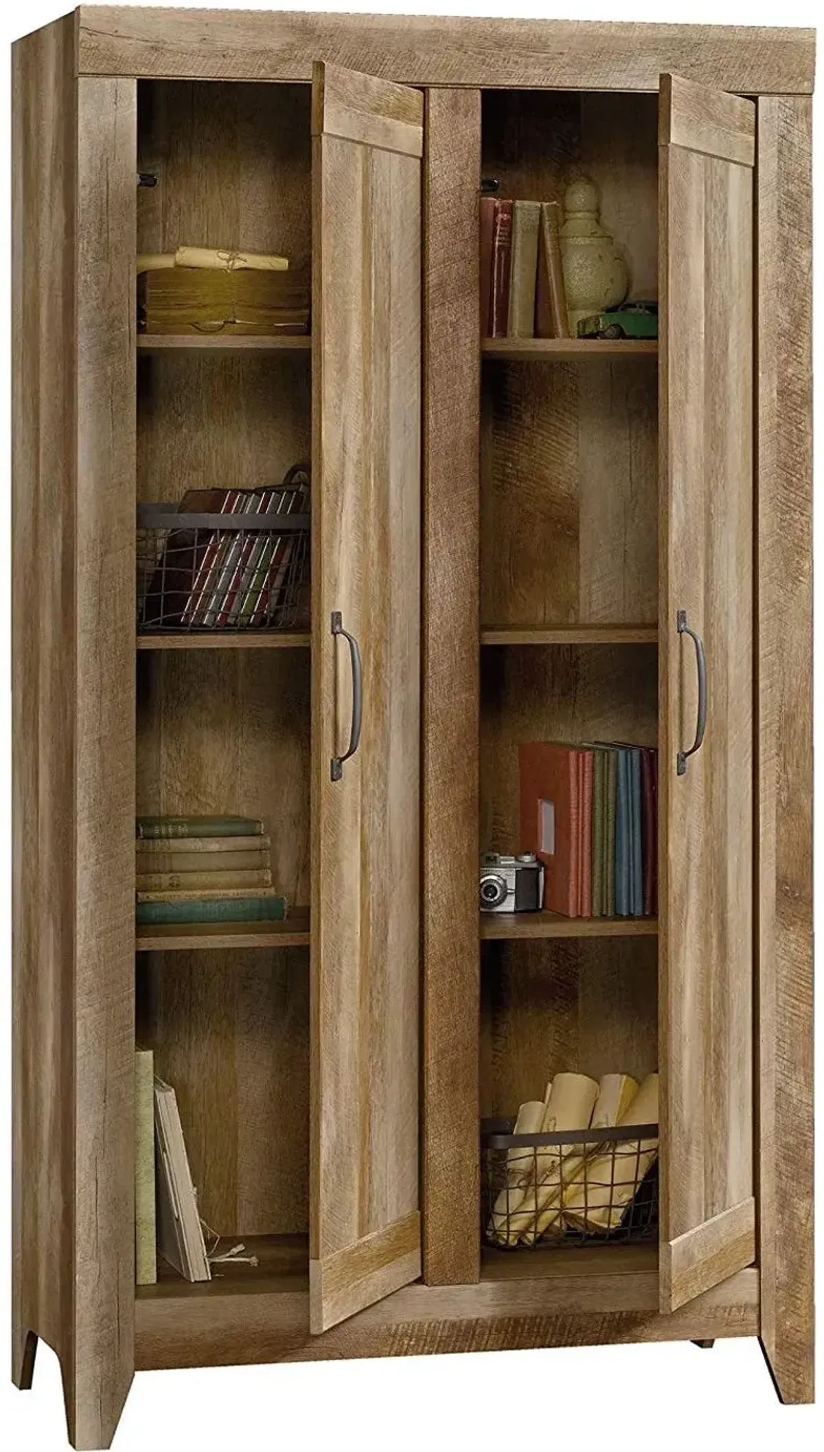 Sauder® Adept Storage Craftsman Oak® Wide Cabinet