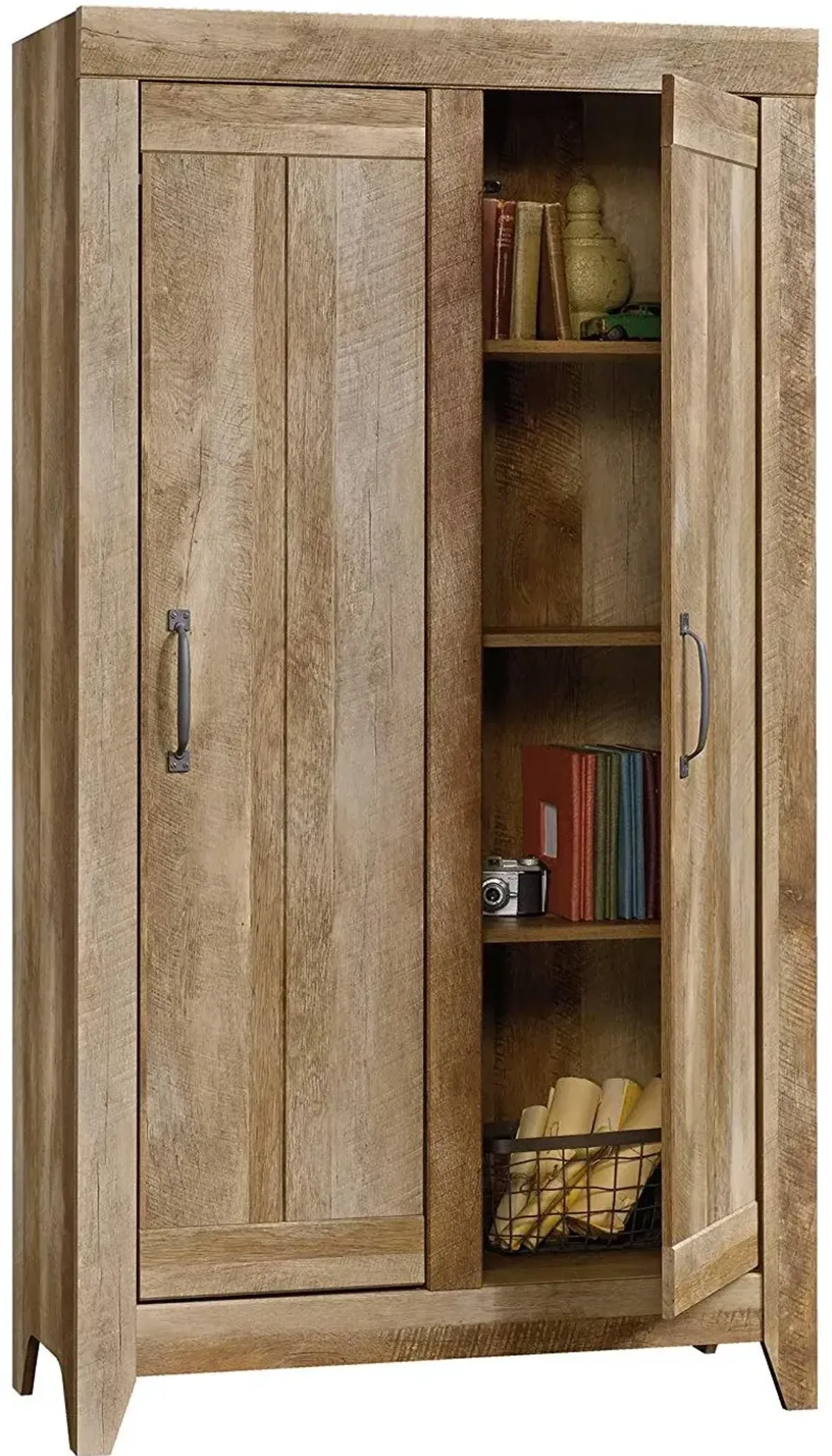 Sauder® Adept Storage Craftsman Oak® Wide Cabinet
