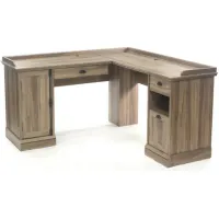 Sauder® Barrister Lane® Salt Oak® L-Shaped Desk