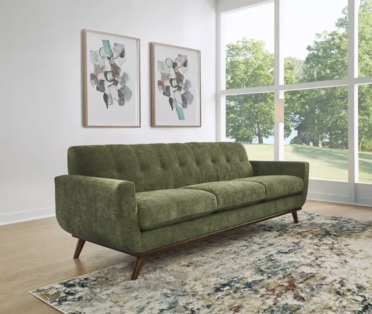 HM Richards Elliot Avocado Sofa