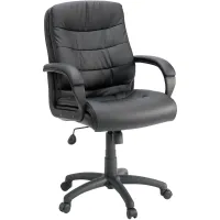Sauder® Gruga® Black DuraPlush® Managers Chair