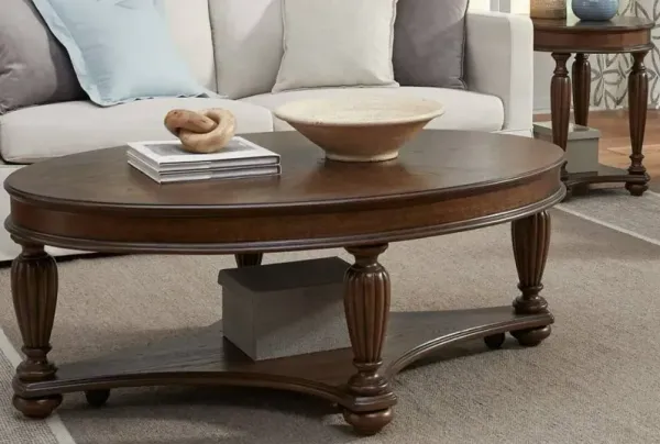 Liberty Furniture Allington Satin Sienna 3-Piece Occasional Table Set