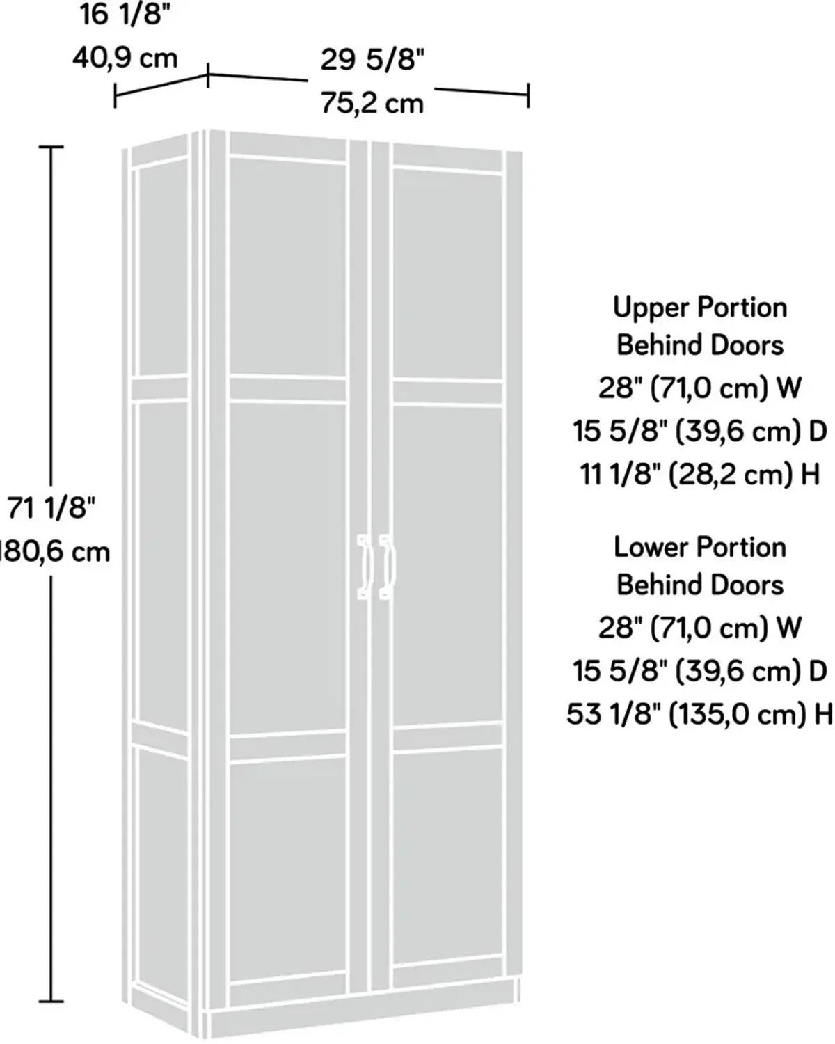 Sauder® Select Highland Oak Storage Cabinet