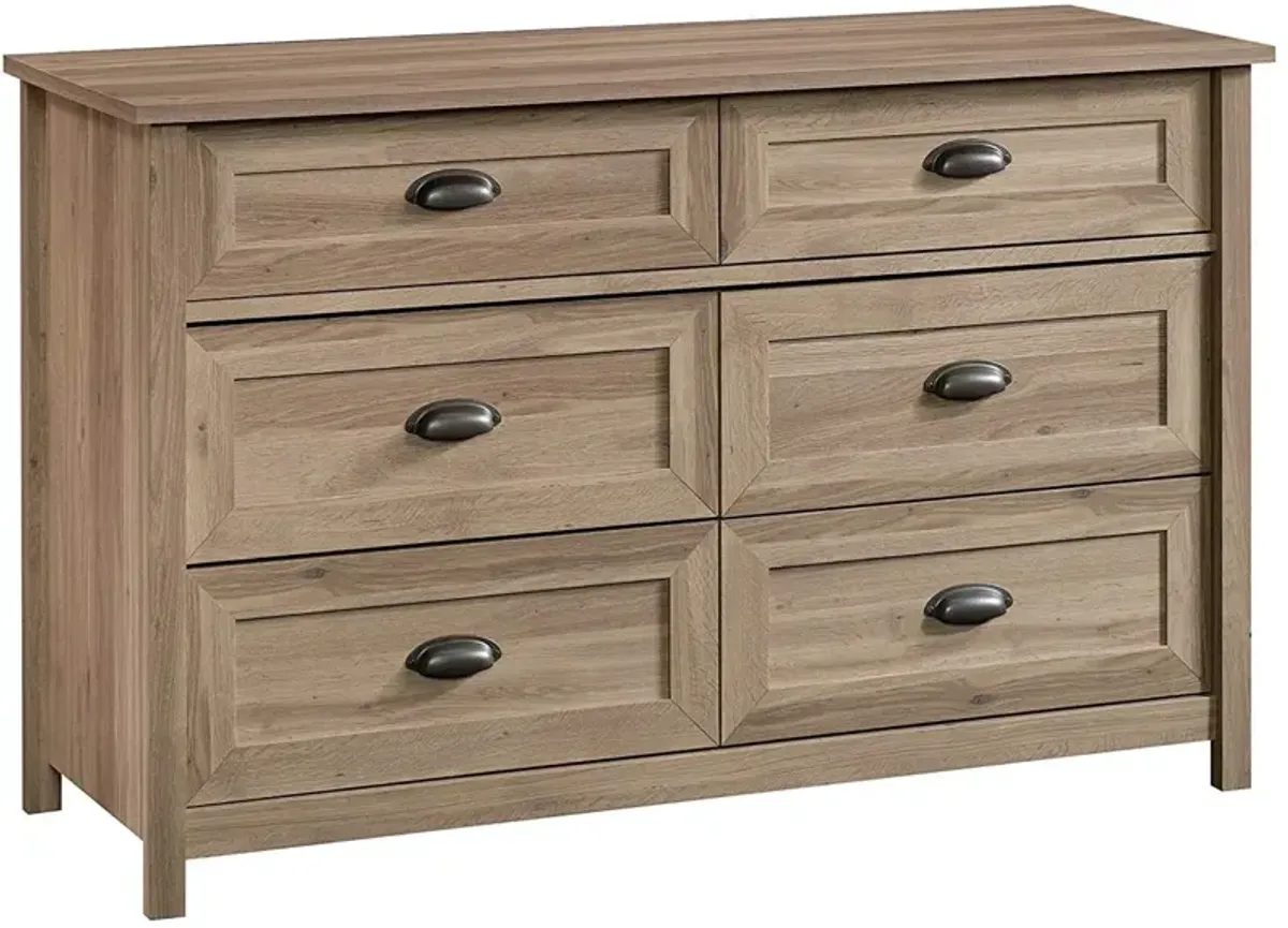 Sauder® County Line® Salt Oak® Dresser