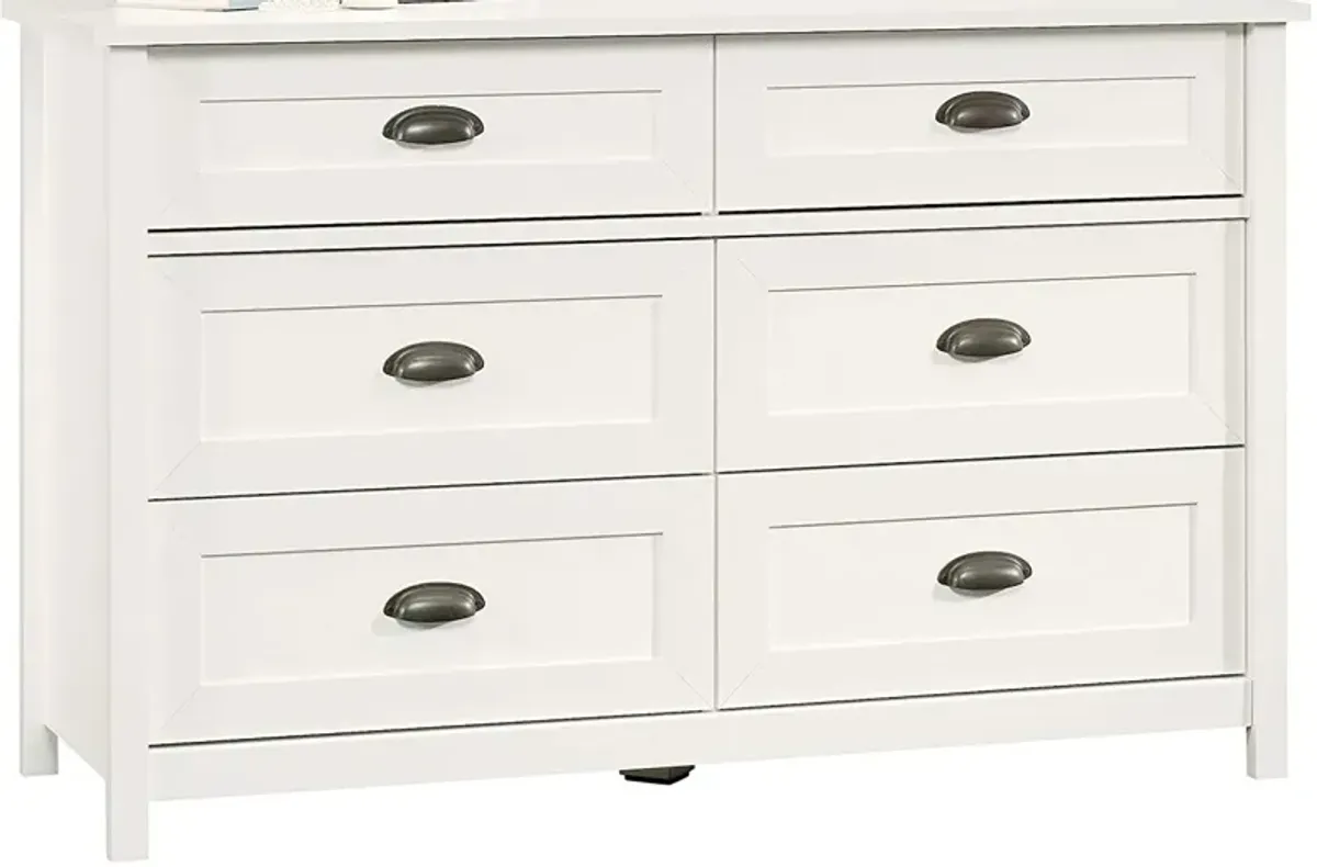 Sauder® County Line® Soft White® Dresser