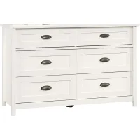 Sauder® County Line® Soft White® Dresser