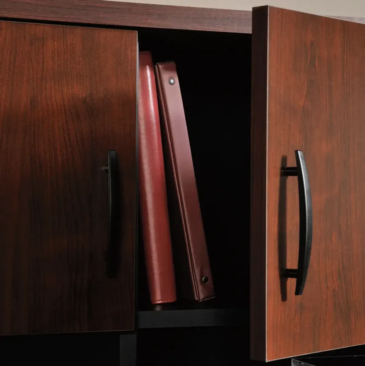 Sauder® Via Classic Cherry® Lateral File Hutch