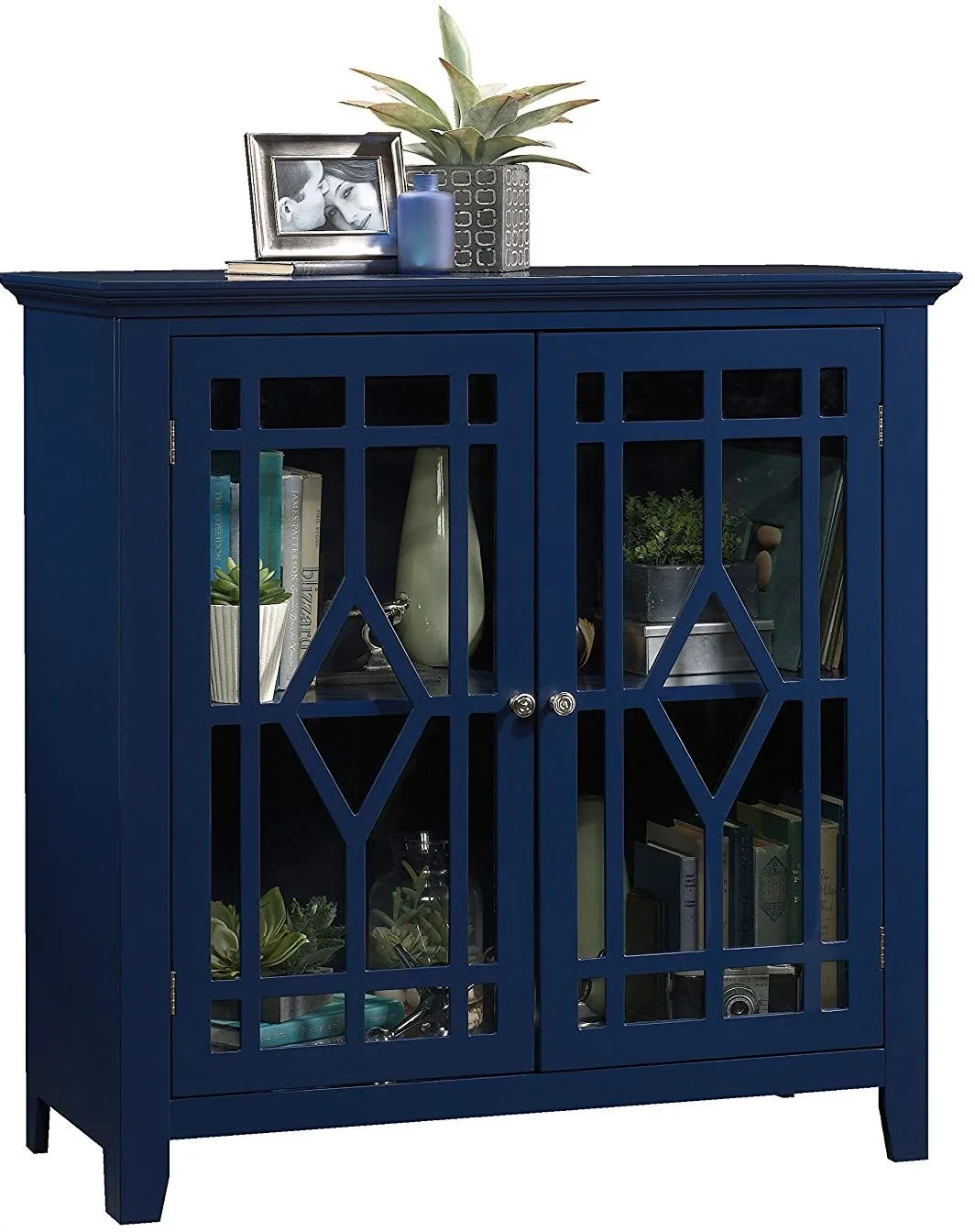 Sauder® Shoal Creek® Indigo Blue Display Cabinet