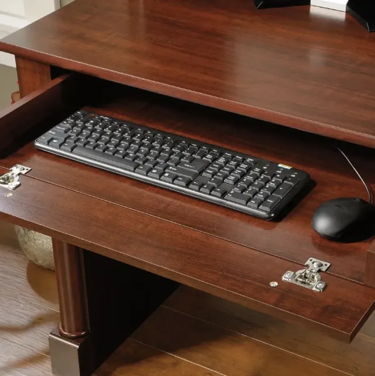 Sauder® Palladia® Select Cherry Computer Desk with Hutch
