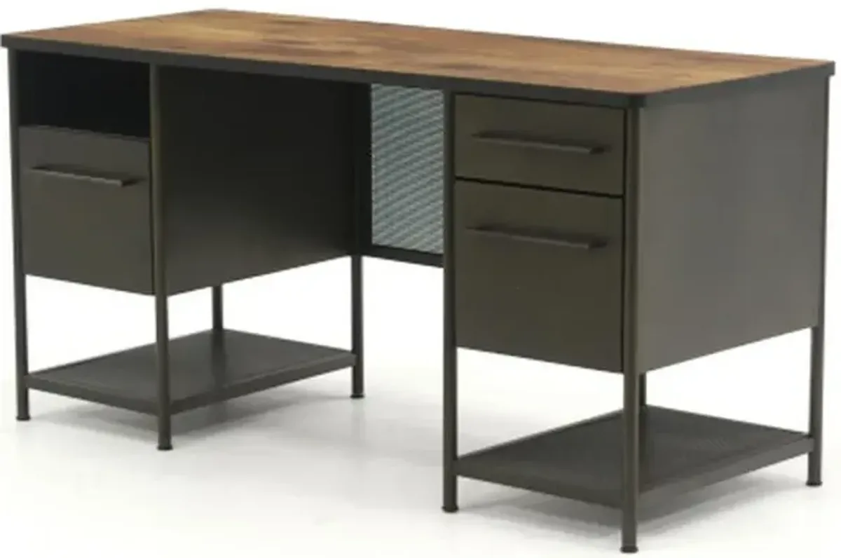 Sauder® Boulevard Café Black Executive Desk