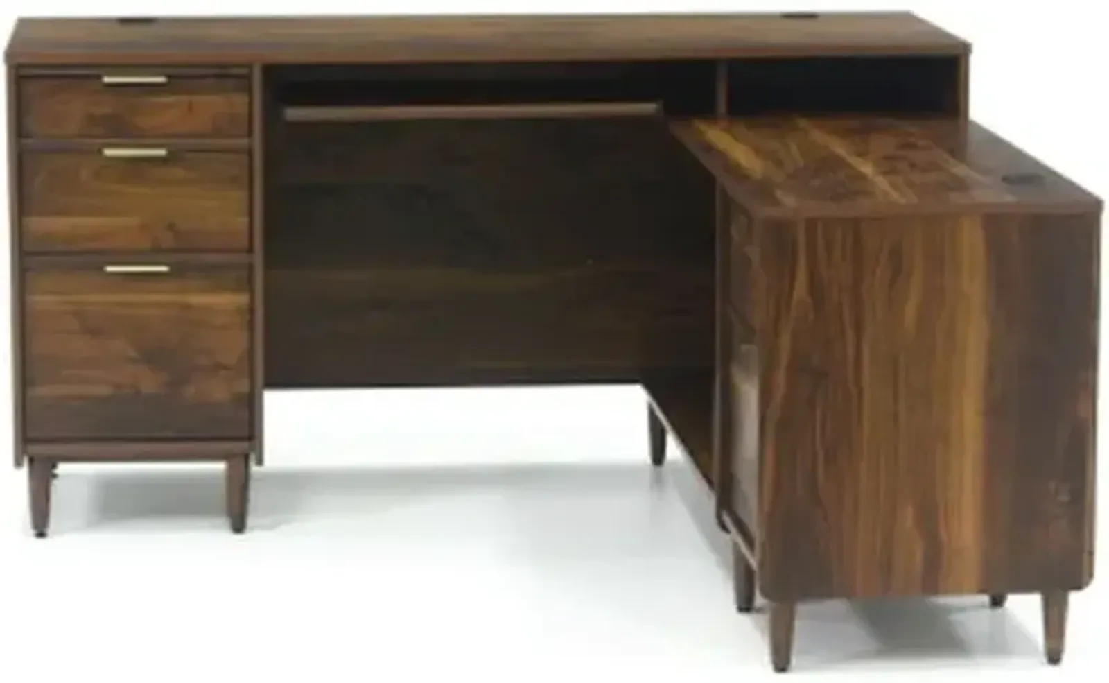 Sauder® Clifford Place® Grand Walnut® L-Shaped Desk