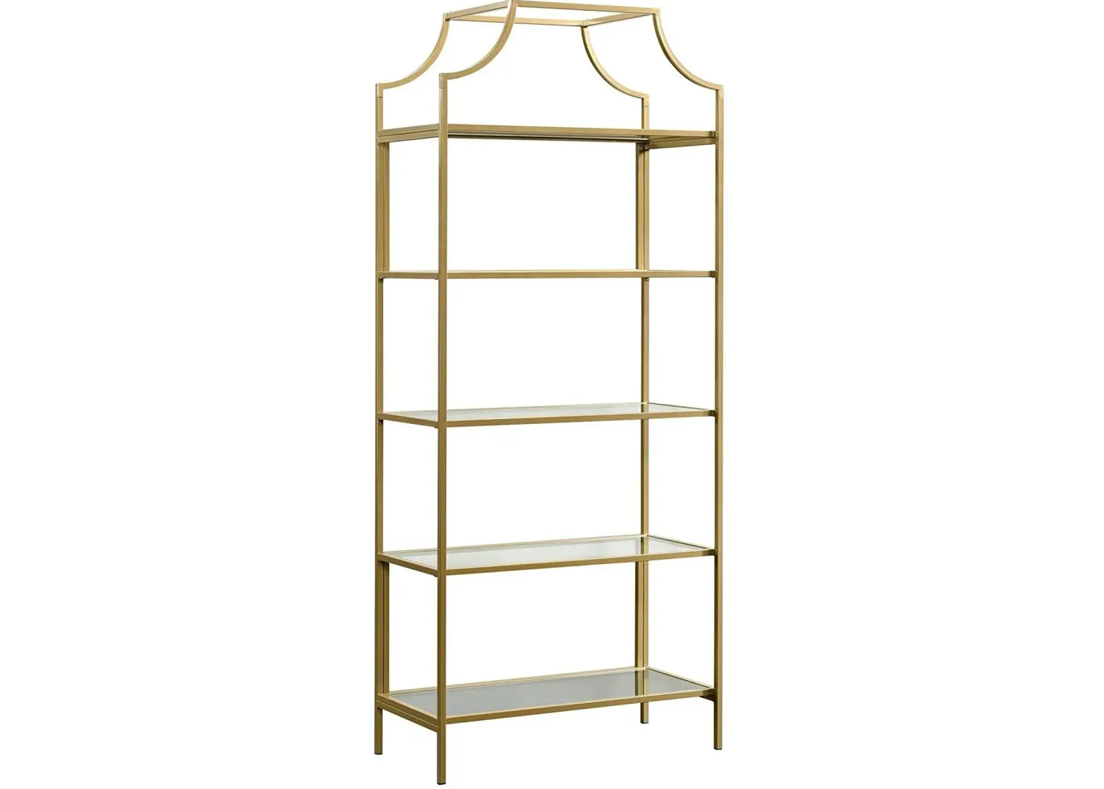 Sauder® International Lux® Satin Gold Bookcase