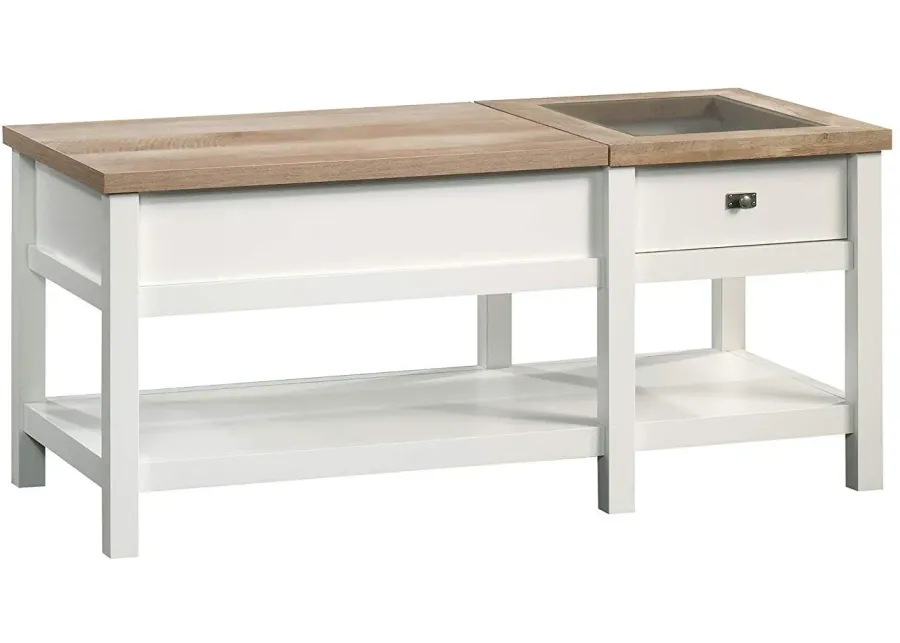 Sauder® Cottage Road® Soft White® Lift-top Coffee Table