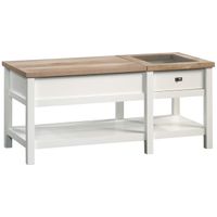 Sauder Select ® Cottage Road Soft White Lift-top Coffee Table