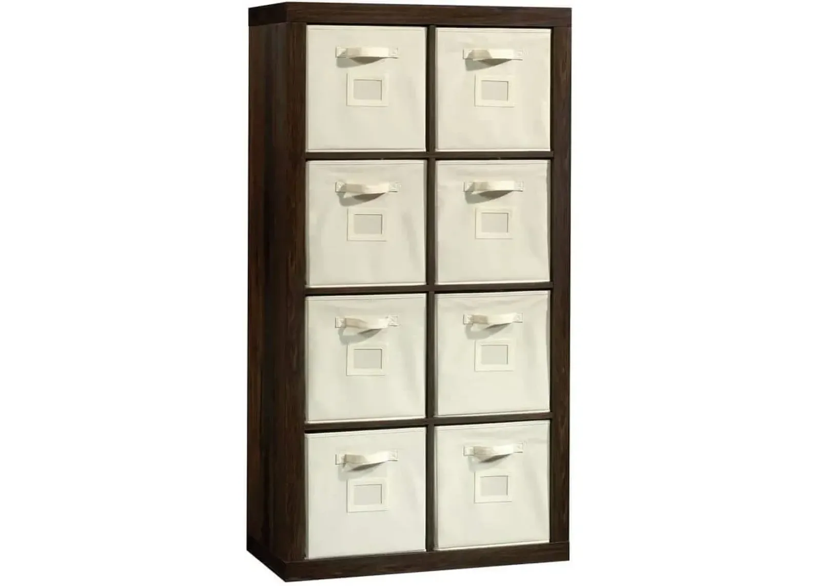 Sauder® Stow-Away Smoked Oak 8-Cube Organizer