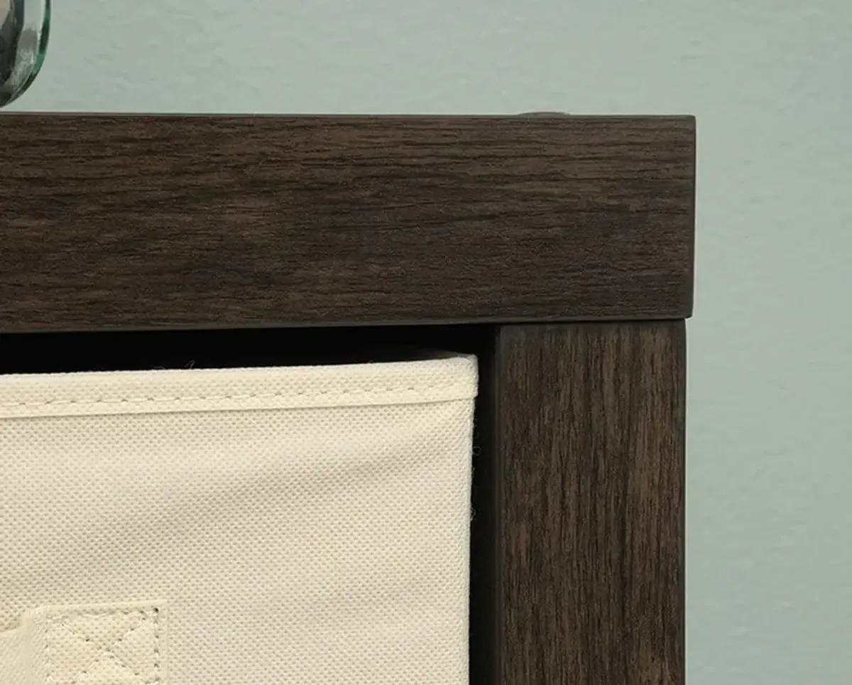 Sauder® Stow-Away Smoked Oak 4-Cube Organizer