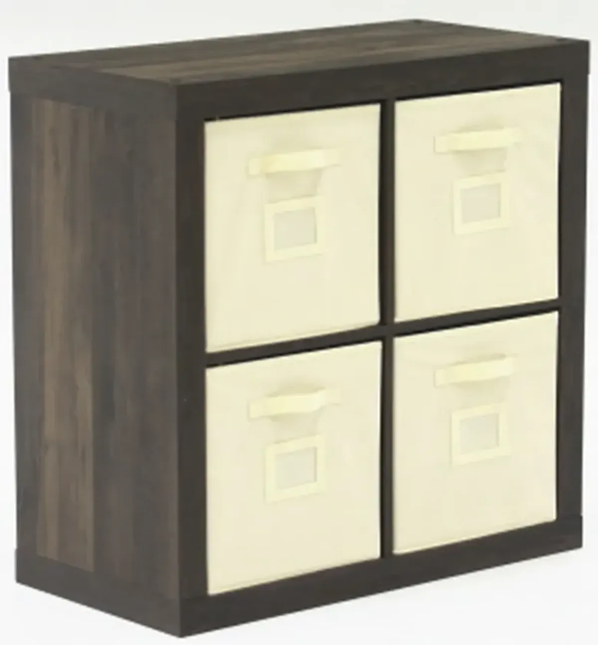 Sauder® Stow-Away Smoked Oak 4-Cube Organizer