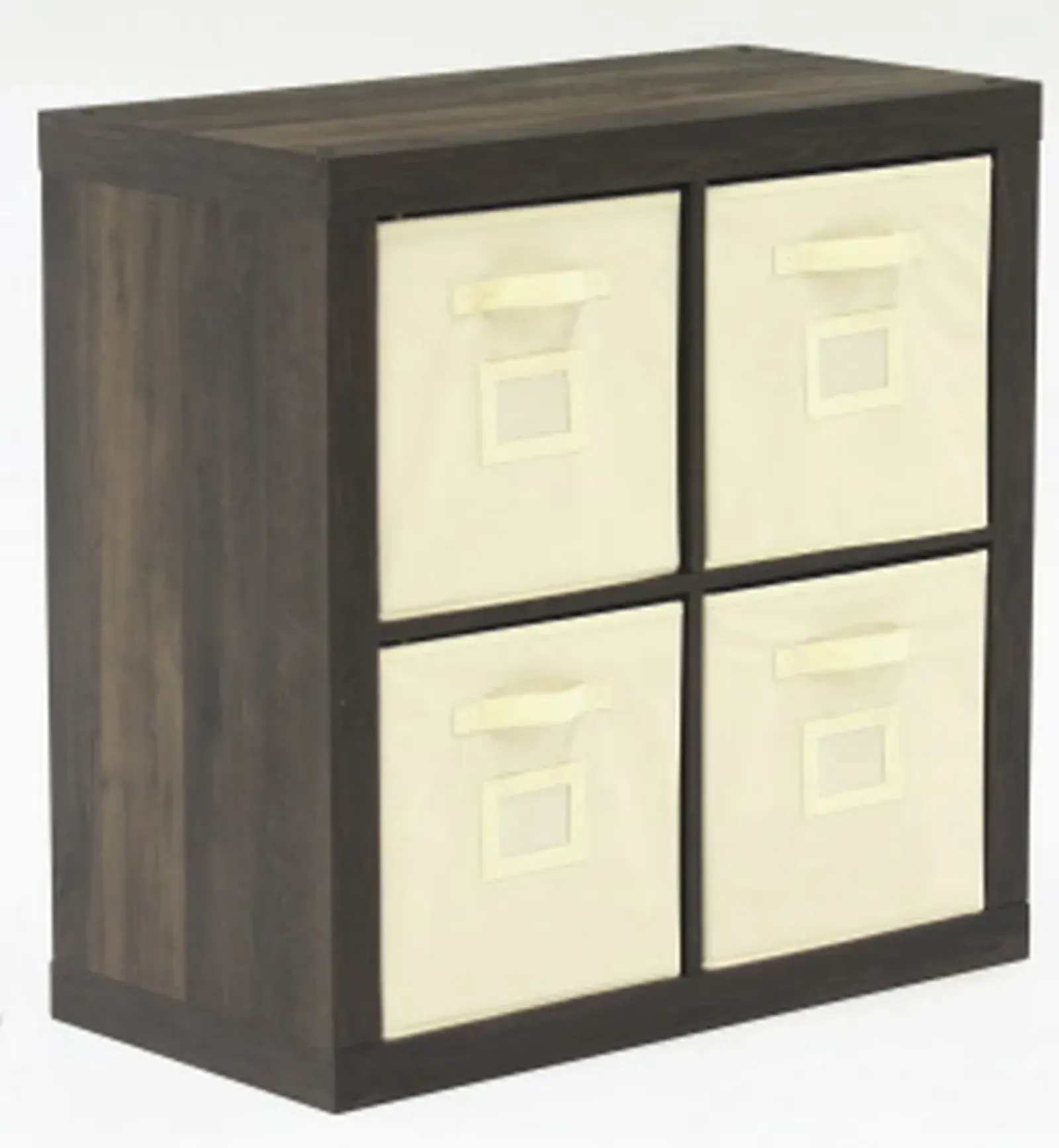 Sauder® Stow-Away Smoked Oak 4-Cube Organizer