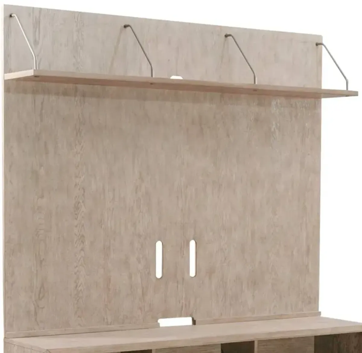 Liberty Furniture City Scape Burnished Beige Entertainment Deck with Shelf