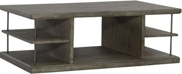 Liberty Furniture City Scape Burnished Beige Cocktail Table