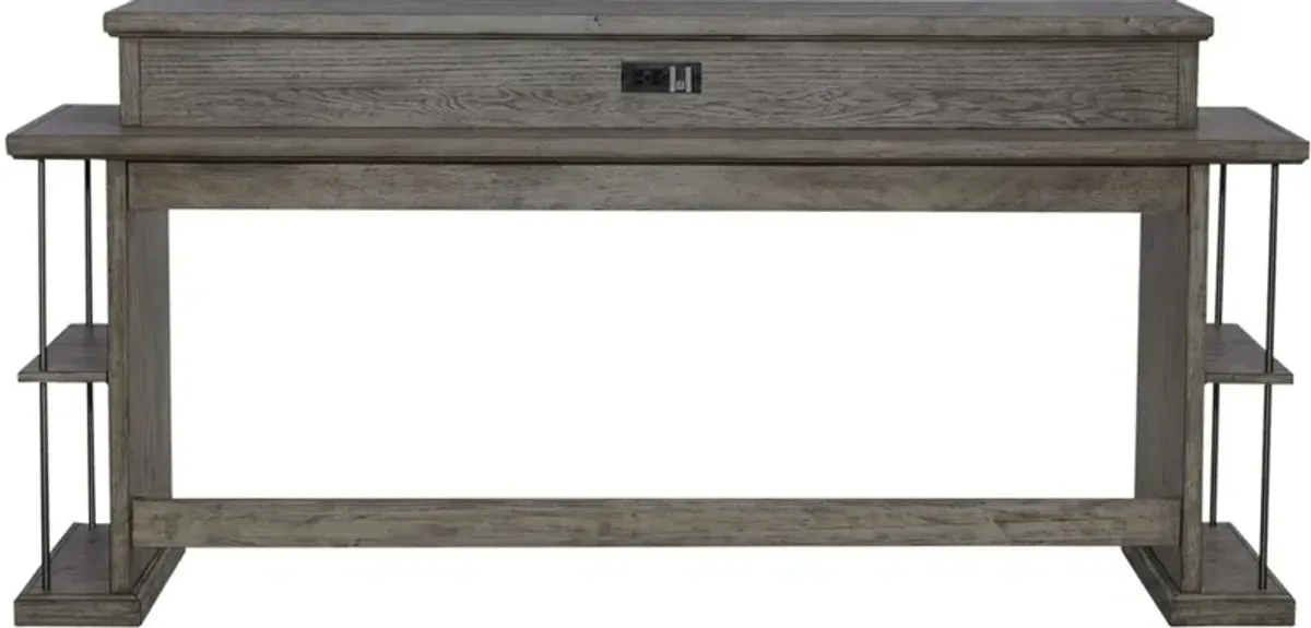 Liberty Furniture City Scape Burnished Beige Console Bar Table