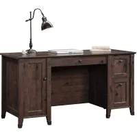 Sauder® Carson Forge® Coffee Oak® Computer Desk